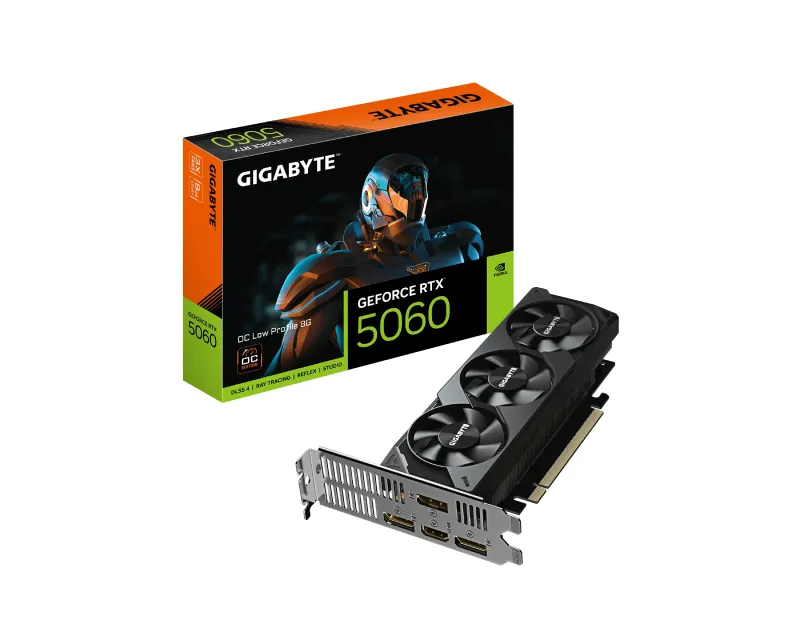 GIGABYTE nVidia GeForce RTX 5060 OC low profile 8GB 128bit GV-N5060OC-8GL rev. 1.0 grafička karta Slika 1