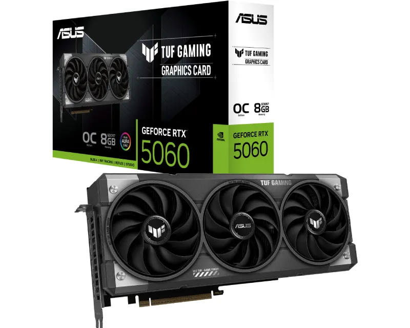ASUS nVidia GeForce RTX 5060 8GB TUF-RTX5060-O8G-GAMING grafička karta Slika 1