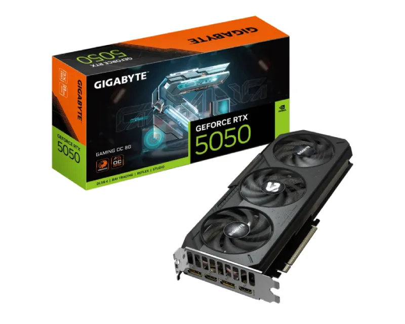 GIGABYTE nVidia GeForce RTX 5050 GAMING OC 8GB 128bit GV-N5050GAMING OC-8GD rev 1.0 grafička karta Slika 1