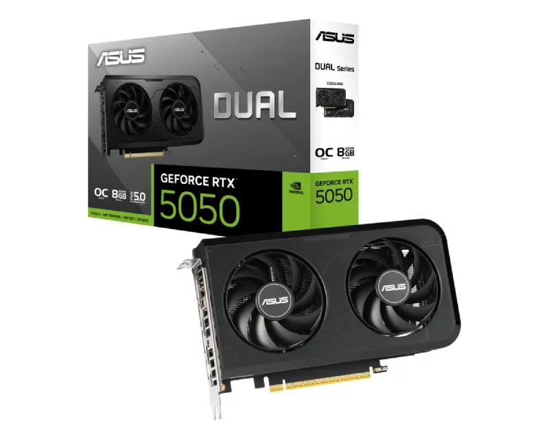ASUS nVidia GeForce RTX 5050 8GB 128bit DUAL-RTX5050-O8G grafička karta Slika 1