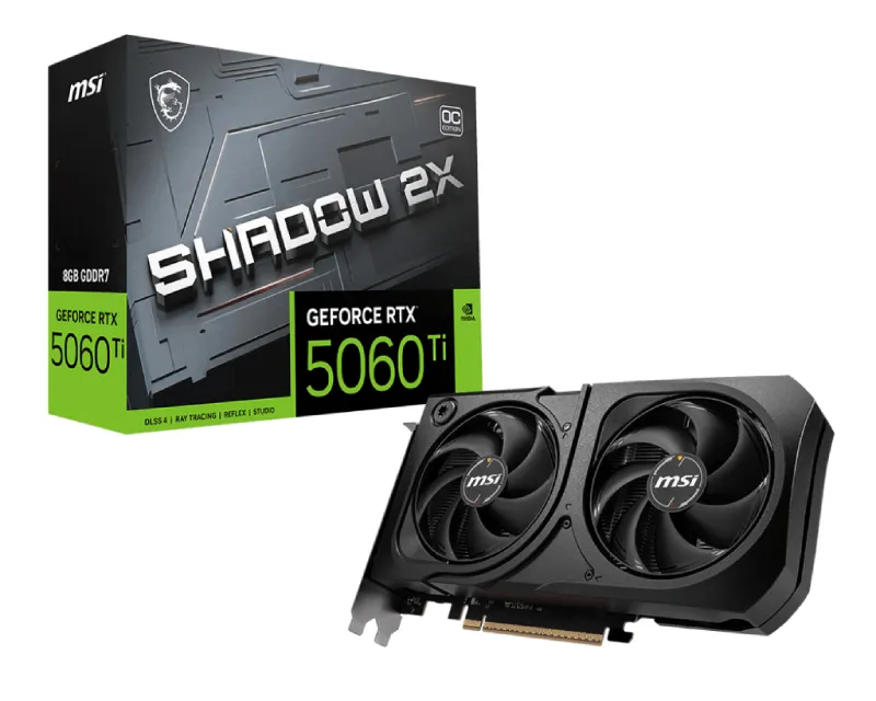 MSI GeForce RTX 5060 TI 8G 128bit RTX 5060 Ti 8G SHADOW 2X OC PLUS grafička karta Slika 1