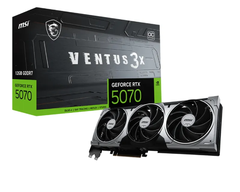 MSI GeForce RTX 5070 12G VENTUS 3X OC grafička karta Slika 1