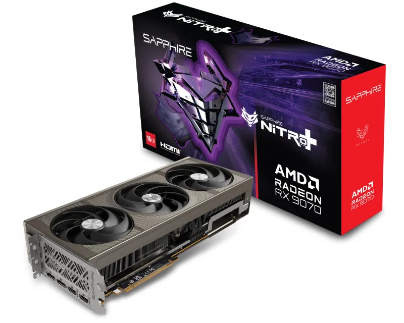 SAPPHIRE AMD Radeon RX 9070 16GB 256bit NITRO+ RX 9070 GAMING OC 16GB (11349-01-20G) grafička karta Slika 1