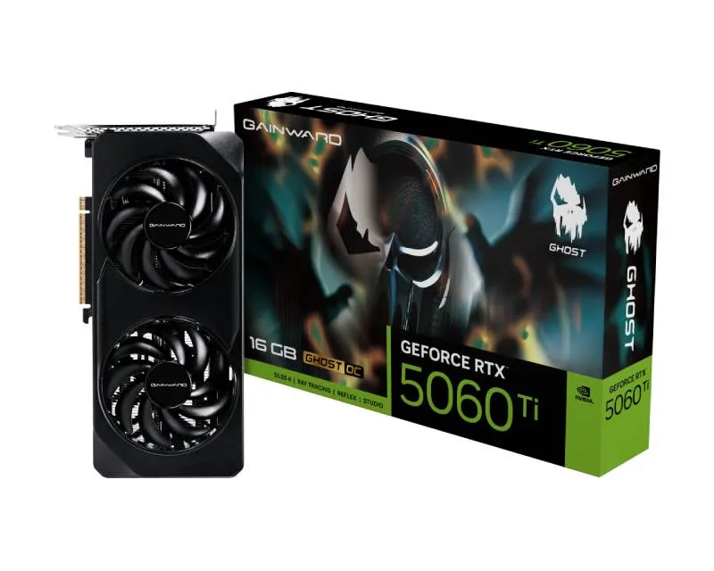 PALIT nVidia GeForce RTX 5060 Ti 16GB 128bit Ghost OC 16GB GDDR7 grafička karta Slika 1