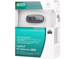 LOGITECH C270 HD Retail crna web kamera Slika 4
