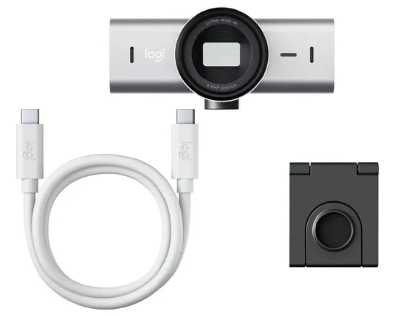 LOGITECH MX Brio 4K Ultra HD Pale Grey web kamera Slika 5