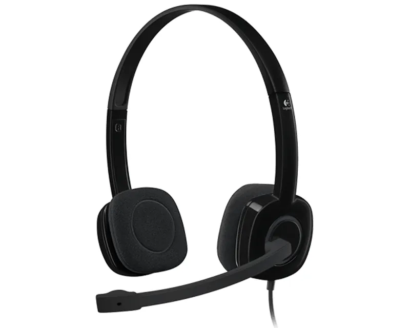 LOGITECH H151 Stereo Headset single jack slušalice sa mikrofonom crne Slika 1