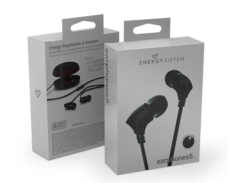 ENERGY SISTEM Energy Earphones 5 Ceramic slušalice sa mikrofonom crne Slika 5