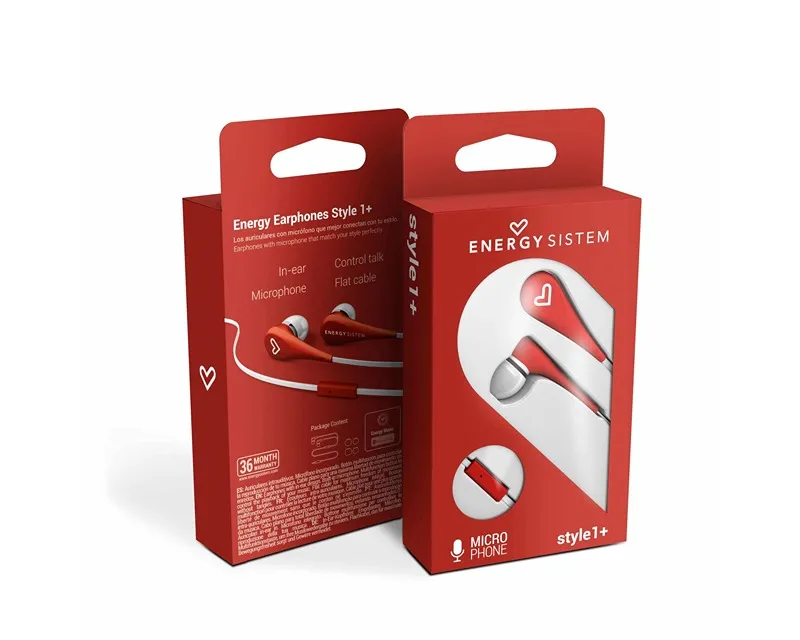 ENERGY SISTEM Style 1+ Red slušalice sa mikrofonom crvene (M44600) Slika 4