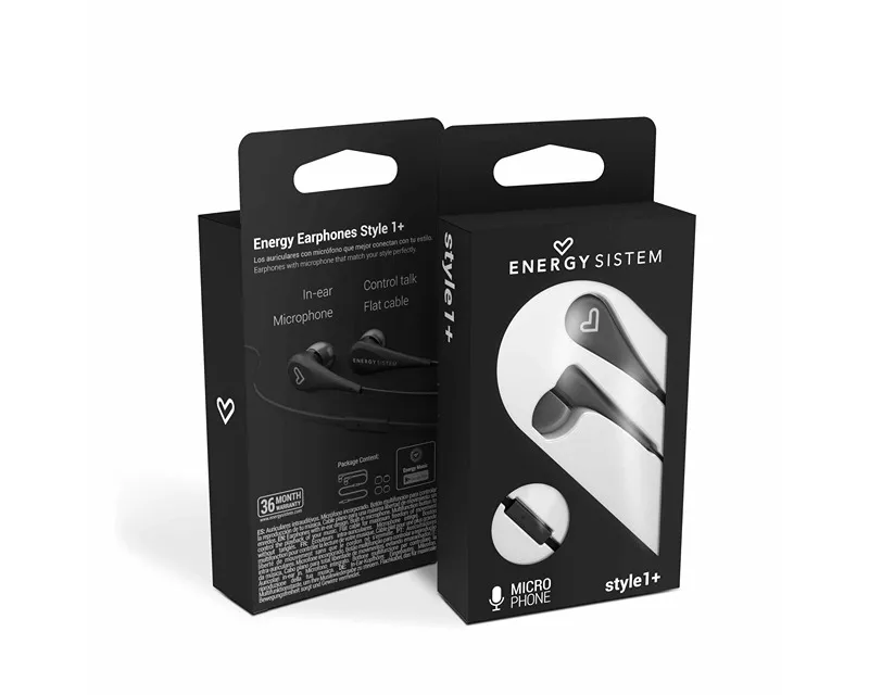 ENERGY SISTEM Style 1+ Black bubice sa mikrofonom crne  Slika 6