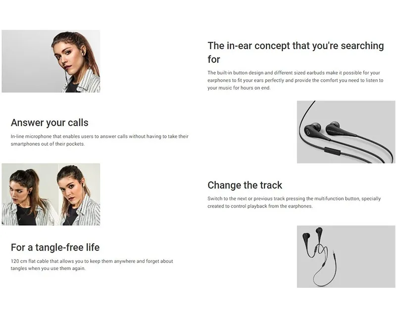 ENERGY SISTEM Style 1+ Black bubice sa mikrofonom crne  Slika 7