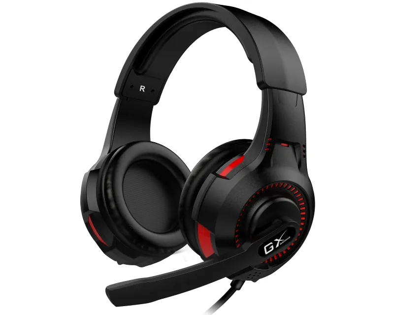 GENIUS HS-G600V crne slušalice sa mikrofonom i vibracijom Slika 1