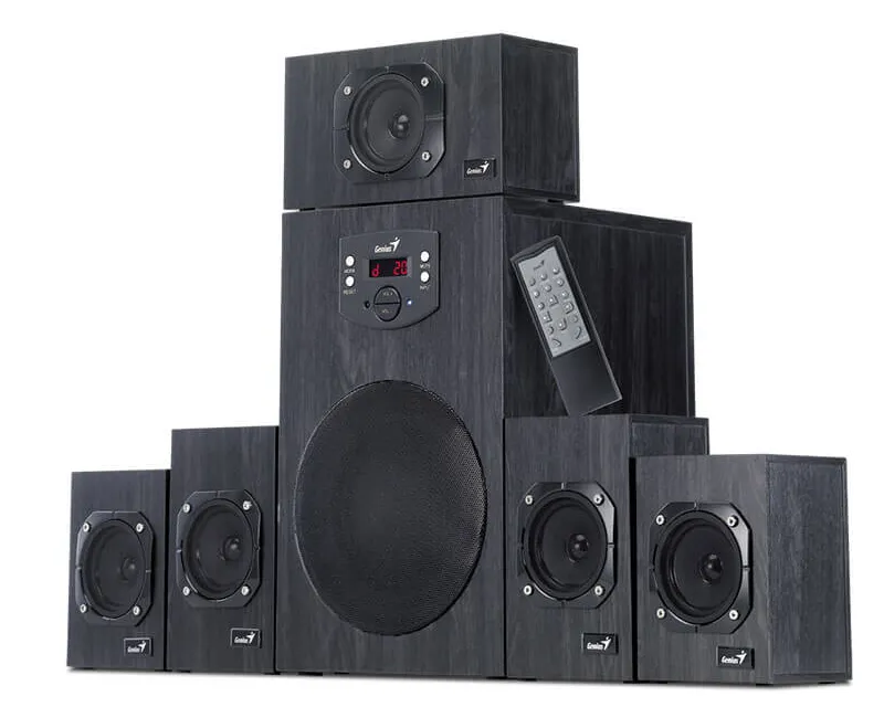 GENIUS SW-HF5.1 4500 v2 crni zvučnici Slika 1