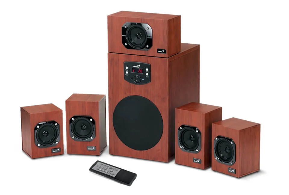 GENIUS SW-HF5.1 4600 v2 wood zvučnici Slika 2