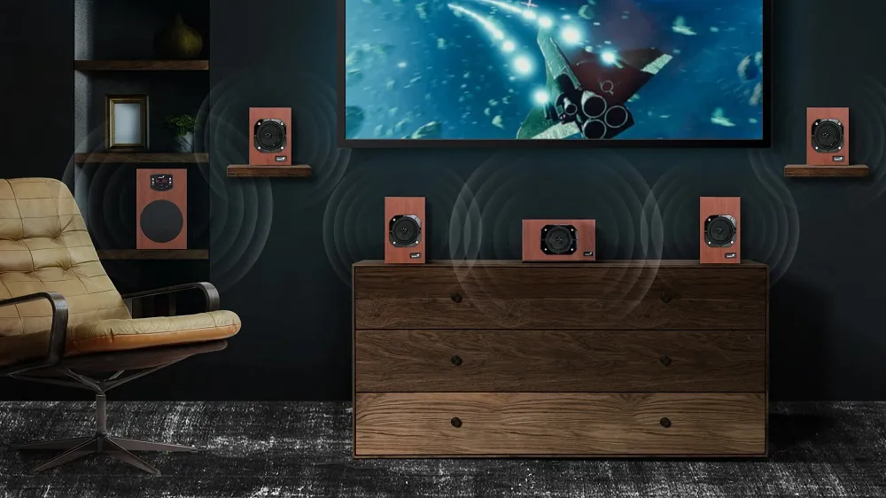 GENIUS SW-HF5.1 4600 v2 wood zvučnici Slika 5
