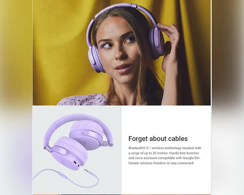 ENERGY SISTEM Style 3 Lavender bežične slušalice ljubičaste (M45305) Slika 7