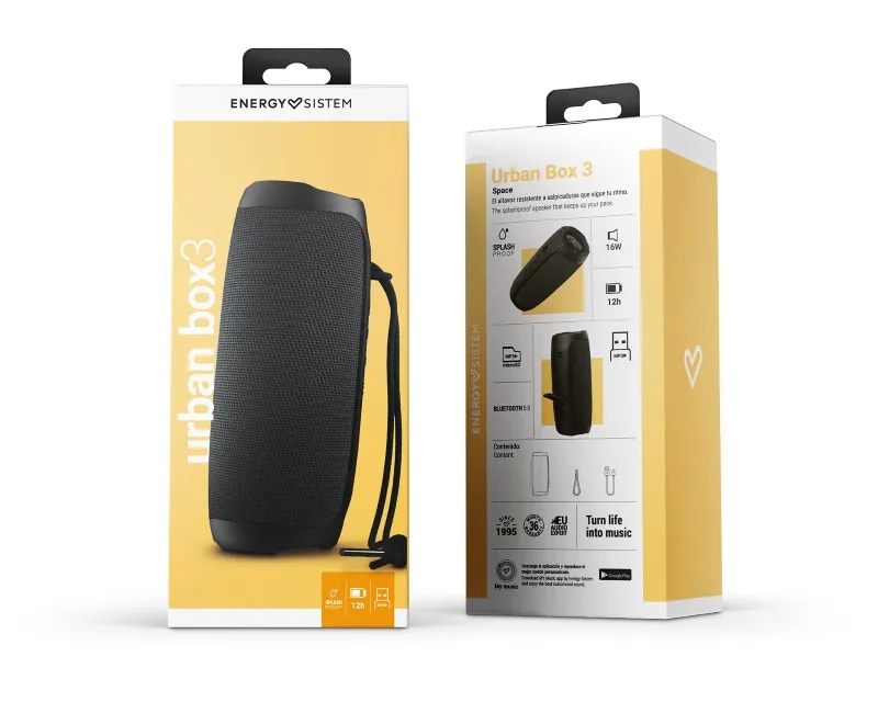 ENERGY SISTEM Urban Box 3 Space portable zvučnik crni (M44989) Slika 5