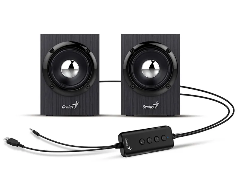 GENIUS SP-HF385BT wood zvučnici crno sivi Slika 3