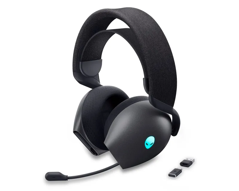 DELL AW720H Alienware Dual-Mode Wireless Gaming slušalice sa mikrofonom crne Slika 1