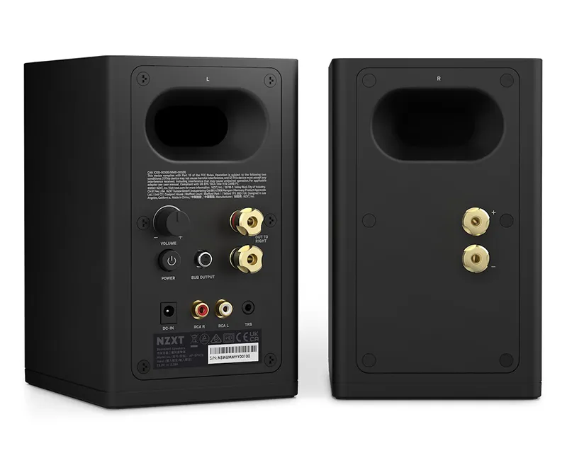 NZXT Gaming Speakers 3 inča Black V2 zvučnici crni (AP-SPKB2-EU) Slika 4