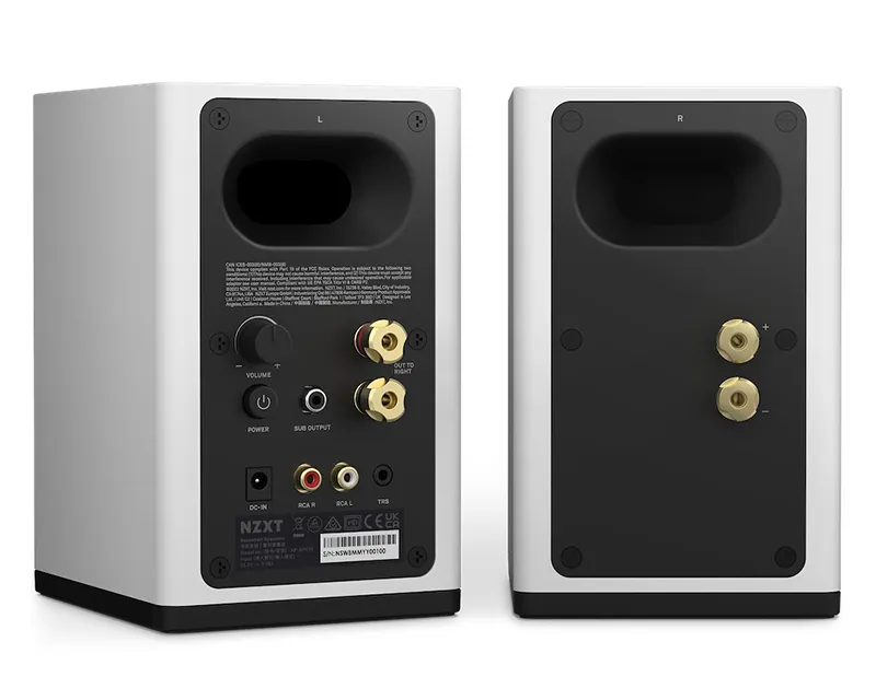 NZXT Gaming Speakers 3 inča White V2 zvučnici beli (AP-SPKW2-EU) Slika 4