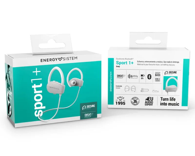 ENERGY SISTEM Sport 1+ Grey Bežične slušalice sa mikrofonom sive Slika 5
