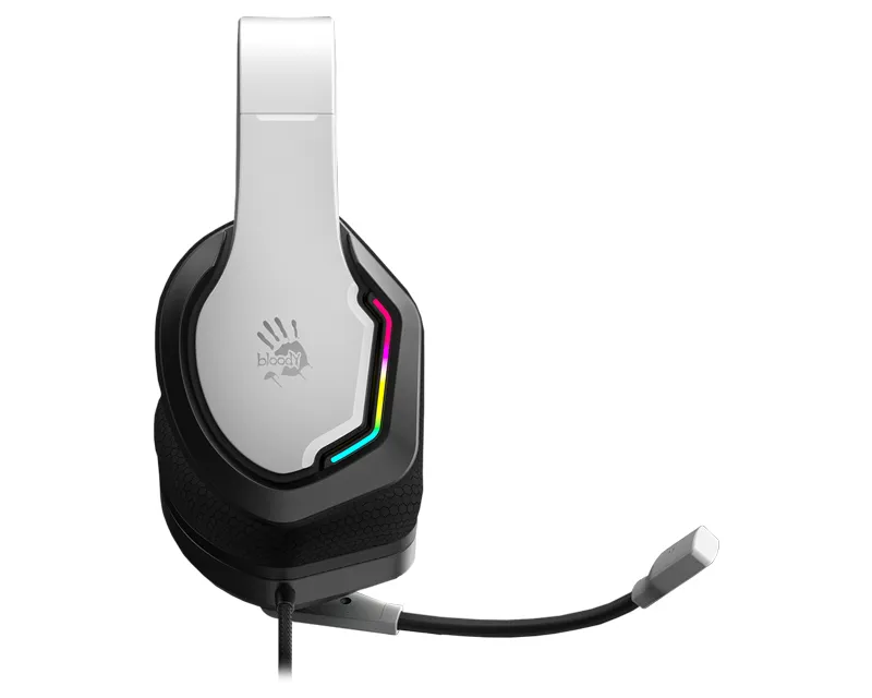 A4 TECH G260P Bloody Neon Gaming 3.5mm & USB bele slušalice  Slika 4