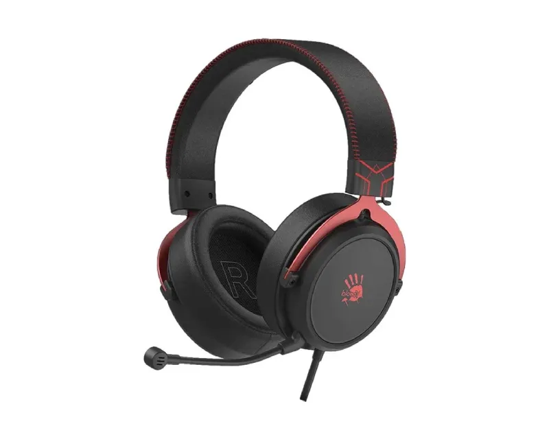 A4 TECH M590i Bloody Virtual 7.1 (Sports Red) Gaming slušalice crno/crvene Slika 1