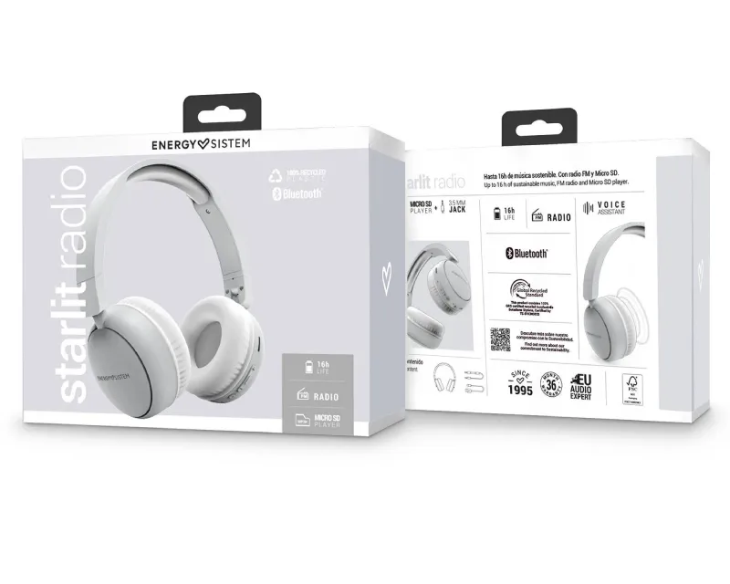 ENERGY SISTEM Starlit Radio Stone Wireless slušalice sive (M45768) Slika 6