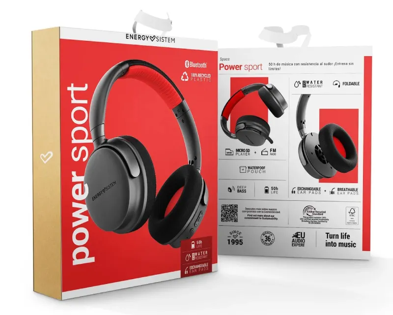 ENERGY SISTEM Power Sport Graphite slušalice (M45868) Slika 7