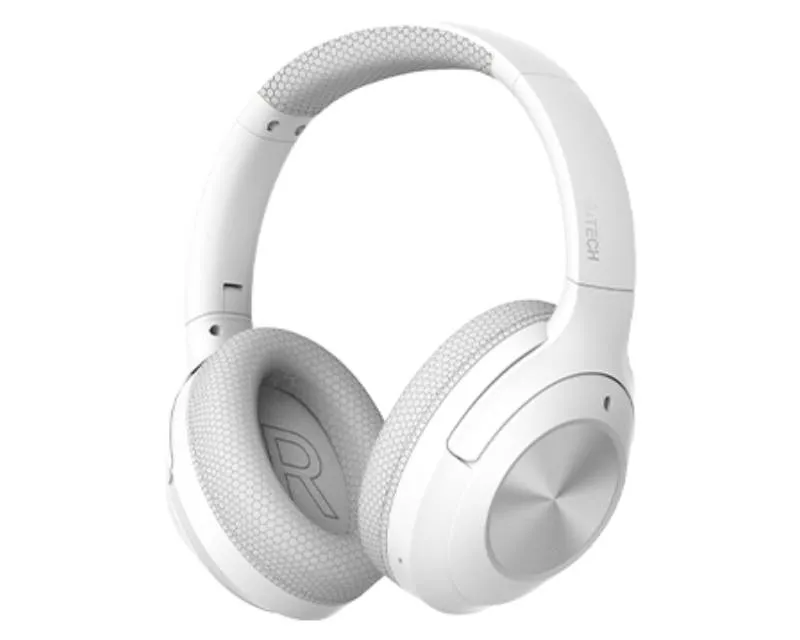 A4 TECH BH220 FSTYLER Wireless USB Type-C Charging slušalice sa mikrofonom bele Slika 1