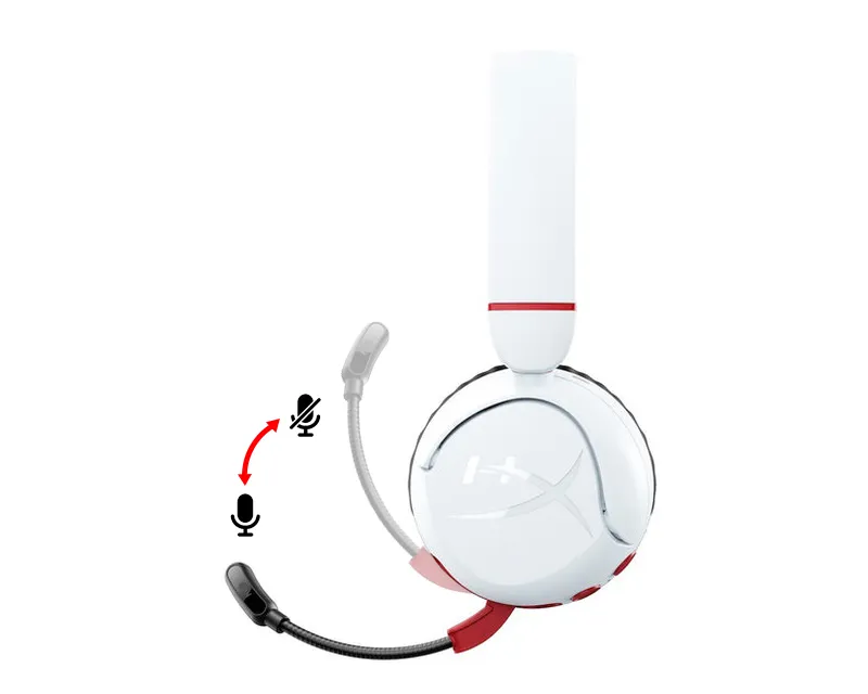 HYPERX Cloud Mini White Wireless Gaming slušalice sa mikrofonom Slika 9
