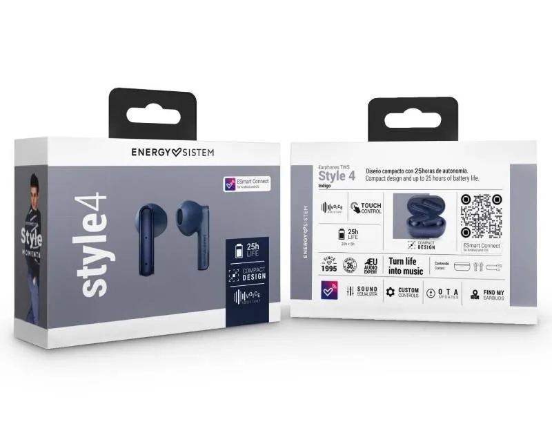 ENERGY SISTEM Style 4 Indigo True Wireless slušalice plave (M45558) Slika 6
