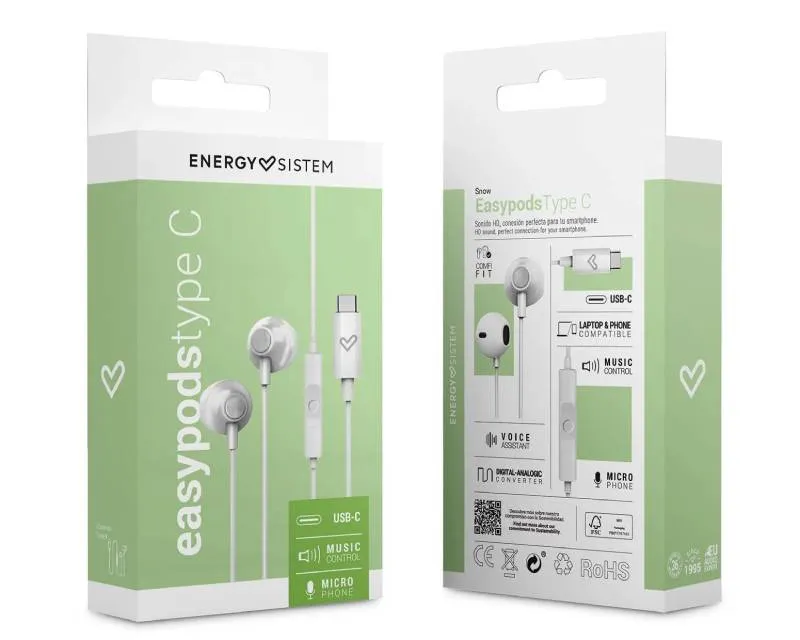 ENERGY SISTEM EasyPods Snow type C slušalice (M45927) Slika 7