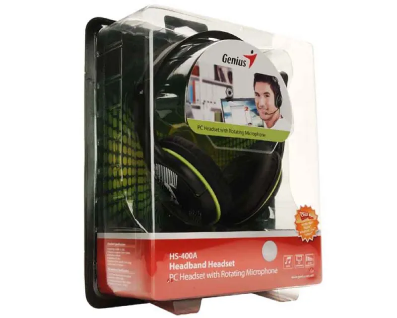 GENIUS HS-400A Green slušalice sa mikrofonom Slika 4