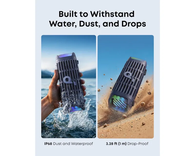 ANKER Soundcore Boom 3i 50W prenosni bluetooth IP68 zvučnik plavi  Slika 8