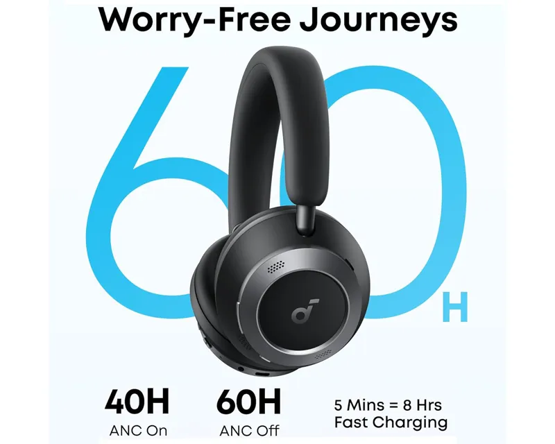 ANKER Soundcore Space One Pro ANC BT slušalice crne  Slika 4