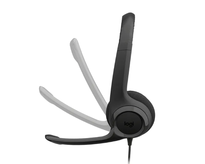 LOGITECH H390 Stereo USB-C slušalice sa mikrofonom crne Slika 4