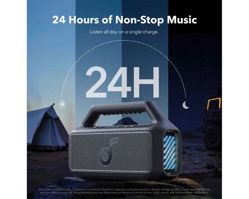 ANKER Soundcore Boom 2 80W 2.1 prenosivi bluetooth IPX7 zvučnik crni Slika 6