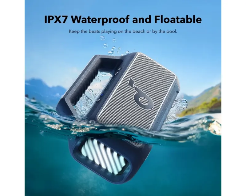 ANKER Soundcore Boom 2 80W 2.1 prenosivi bluetooth IPX7 zvučnik plavi Slika 5