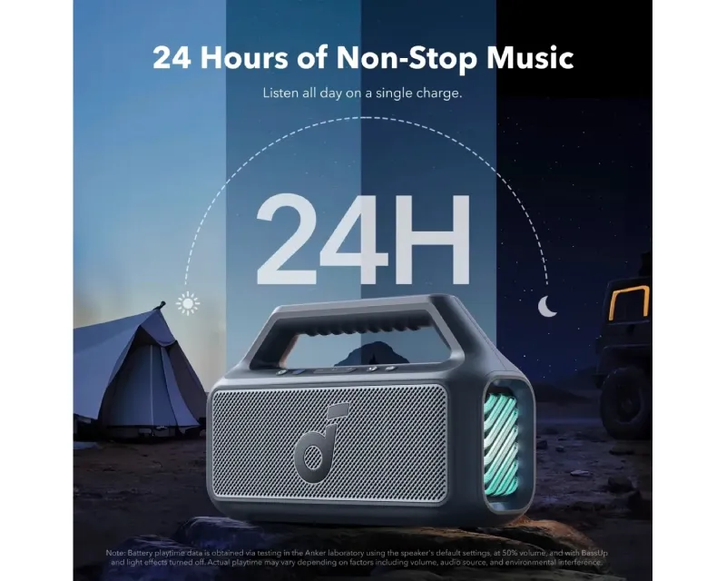 ANKER Soundcore Boom 2 80W 2.1 prenosivi bluetooth IPX7 zvučnik plavi Slika 6