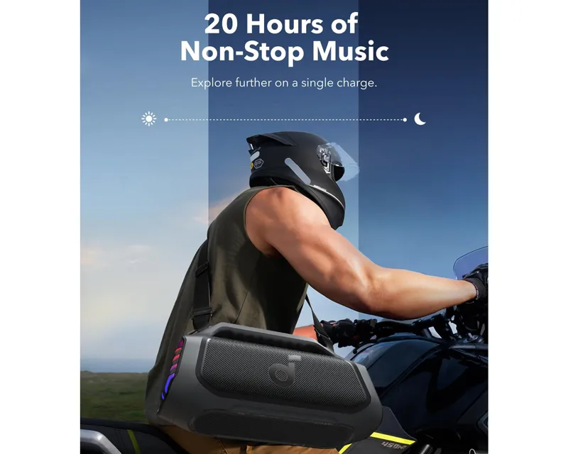 ANKER Soundcore Boom 2 Plus 140W 2.2 prenosivi bluetooth IPX7 zvučnik crni  Slika 5