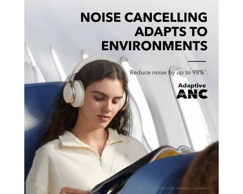 ANKER Soundcore Space One ANC BT slušalice bele Slika 4