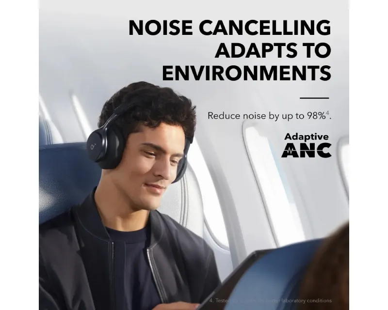 ANKER Soundcore Space One ANC BT slušalice crne Slika 4