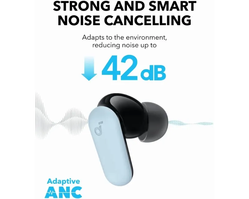 ANKER Soundcore P30i TWS BT bubice sa mikrofonom plave Slika 3