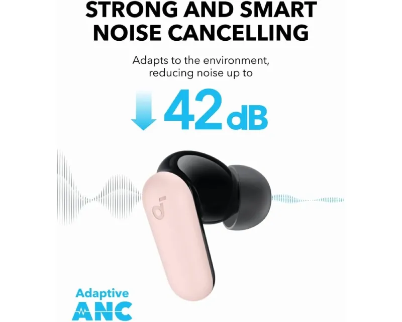 ANKER Soundcore P30i TWS BT bubice sa mikrofonom roze Slika 3