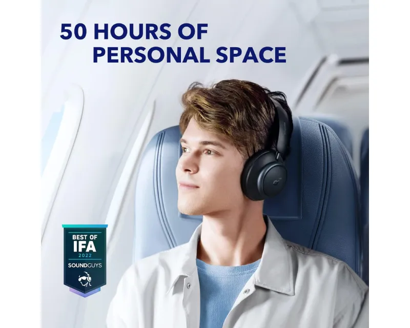 ANKER Soundcore Space Q45 ANC BT slušalice crne Slika 9