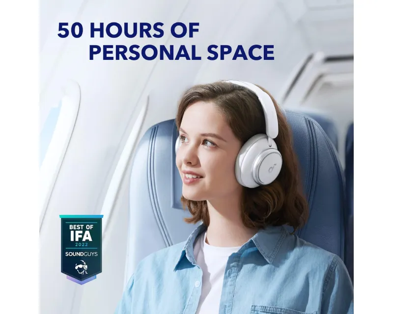 ANKER Soundcore Space Q45 ANC BT slušalice bele Slika 7