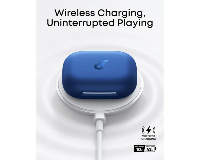 ANKER Soundcore AeroFit 2 BT bubice sa mikrofonom plave Slika 4