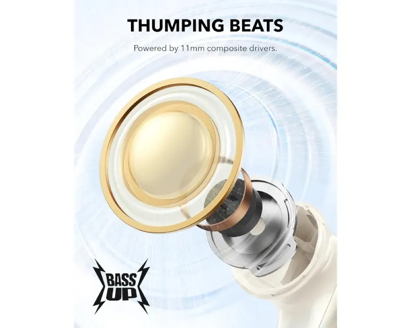 ANKER Soundcore P40i TWS BT bubice sa mikrofonom bele Slika 8